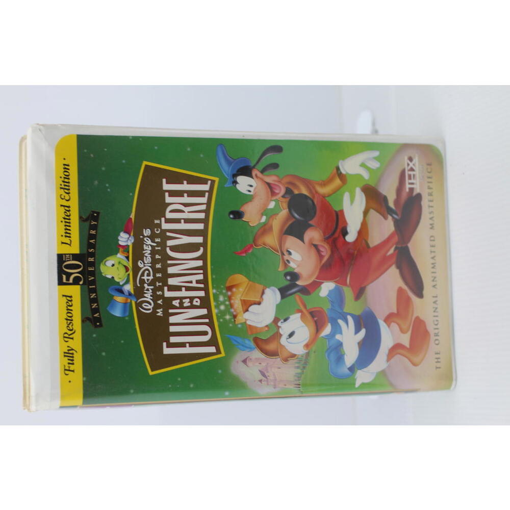 Walt Disney's Masterpiece Fun and Fancy Free 50th Anniversary VHS Tape